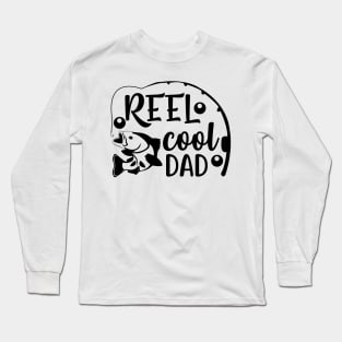 Less Talk More Fishing - Gift For Fishing Lovers, Fisherman - Black And White Simple Font Long Sleeve T-Shirt